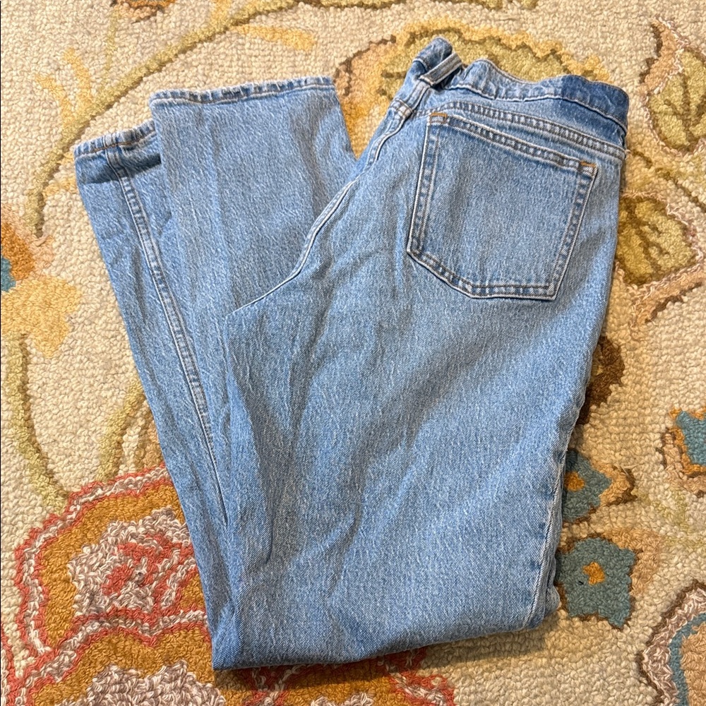 Abercrombie & Fitch Light Blue Straight Leg Jeans